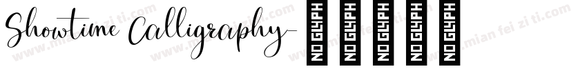 Showtime Calligraphy字体转换